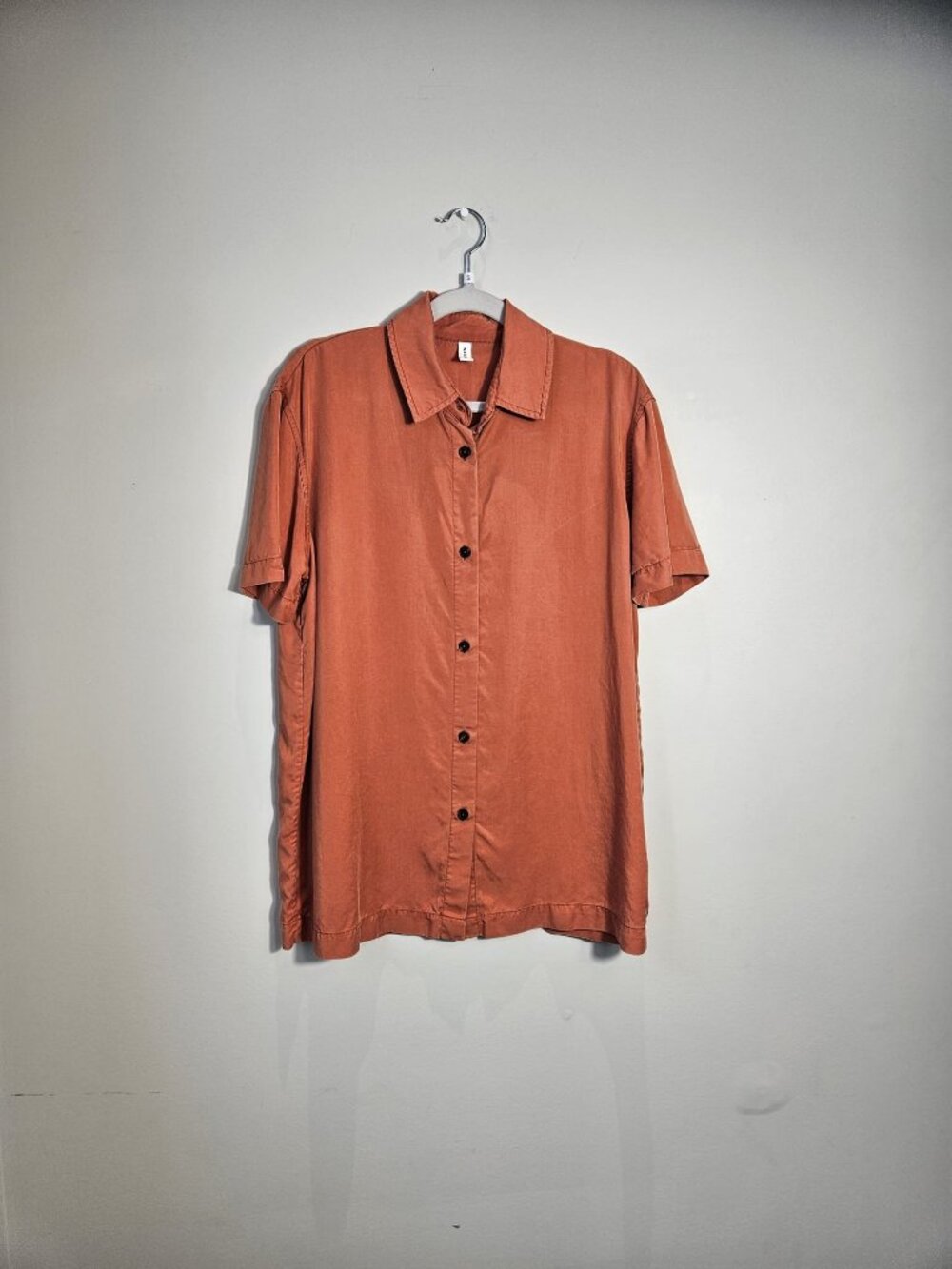 KOTN Orange Short Sleeve Shirt Size S - Picture 2 of 4
